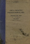 ORTA MEKTEP PROGRAMMALAR: ӘDEBIETTJK OQU (V-VII klastar). ӘDEBIET (VIII-X klastar)